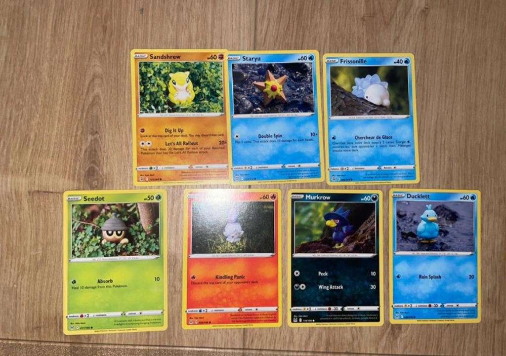 Bundel van Clay van de illustrator Yuka Morii Pokemonkaarten, Ophalen of Verzenden, Nieuw, Meerdere kaarten, Foil
