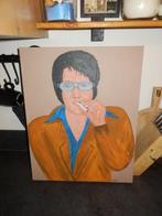 Schilderij van Elvis Presley::::50 x 40 Cm., Verzamelen, Ophalen of Verzenden, Poster, Artwork of Schilderij
