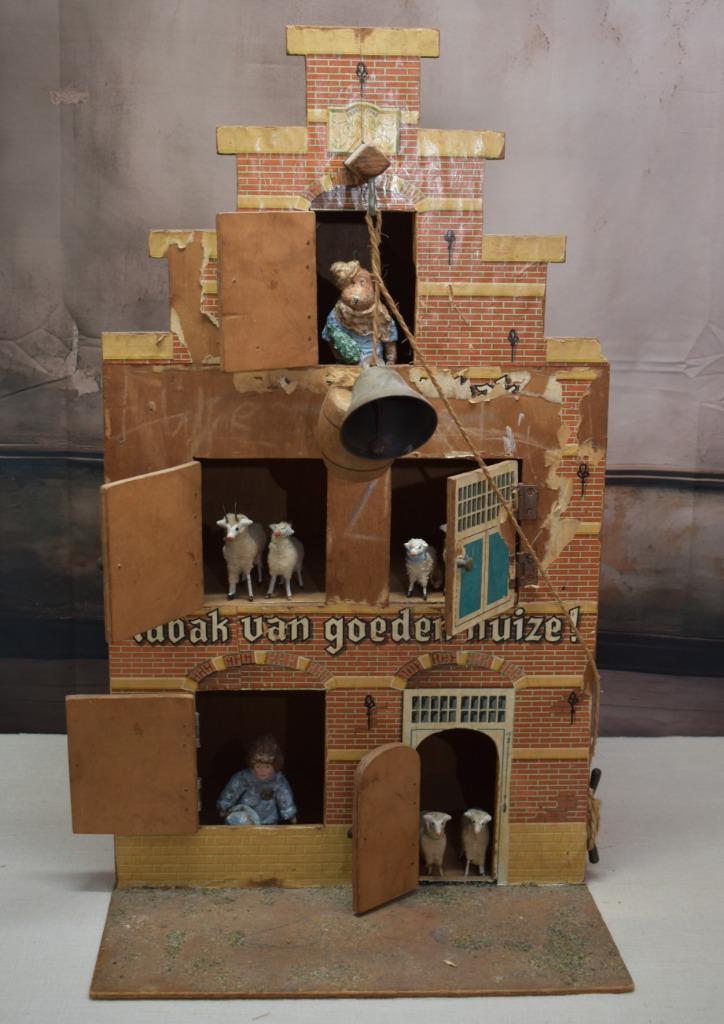 Oud Houten Tabaks Fabriek {kerst}"Uit Aletta's Tijd", Antiek en Kunst, Antiek | Woonaccessoires, Ophalen of Verzenden