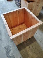 Douglas bloembakken plantenbakken  42x42x42 cm, Tuin, Steigerhoutdesign, Minder dan 60 cm, Lepelstraat