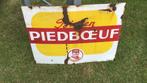 Piedboef emaille bord 1948, Ophalen
