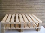 Stevige pallets/pallet bed 70x100 en 55x105cm, met 6 blokken, Doe-het-zelf en Verbouw, Hout en Planken, Ophalen, Minder dan 25 mm