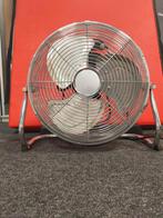 Ventilator - Chroom - 43cm, Ophalen, Zo goed als nieuw, Tafelventilator