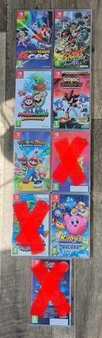 9 Nintendo Switch spellen €215, Online, Ophalen of Verzenden, Zo goed als nieuw, 3 spelers of meer