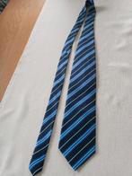 Mooie blauwe stropdas met streep., Ophalen, Blauw, Met patroon, Lin Mei