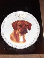 Rhodesian Ridgeback wandbord my best friend / Sweet Lake, Ophalen of Verzenden, Zo goed als nieuw, Beeldje of Figuurtje