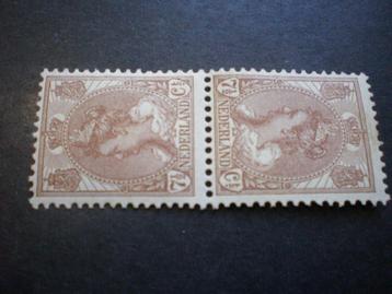 Nederland - NVPH 61b keerdrukpaar ( W 552)..€ 20,- beschikbaar voor biedingen