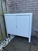 IKEA KOLBJÖRN metal kast wit – binnen/buiten, Tuin en Terras, Ophalen, Gebruikt, Metaal, Overige typen