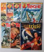 trigie albums 1e druk set van 7 stuks div tittels, Boeken, Eén stripboek, Ophalen of Verzenden, Zo goed als nieuw