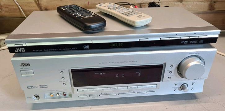 JVC set receiver RX-5062 + gratis cd dvd speler xv-n352, Audio, Tv en Foto, Stereo-sets, Gebruikt, JVC, Ophalen of Verzenden