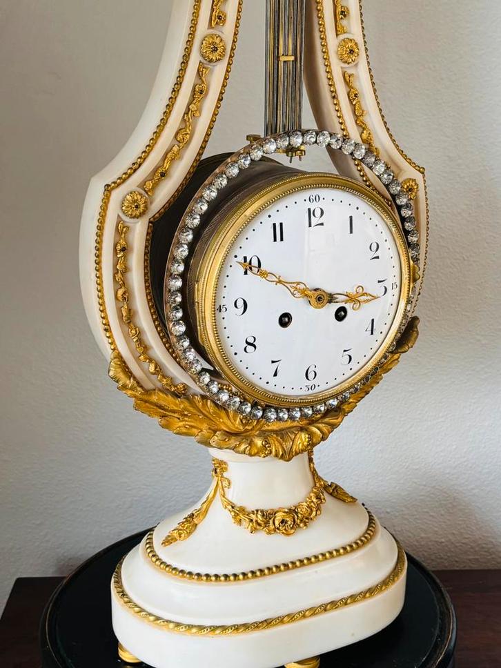 Grote lier met voorslinger, Antiek en Kunst, Antiek | Klokken, Ophalen of Verzenden