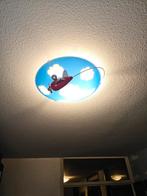 Plafondlamp kinderkamer - Vliegtuig thema, Ophalen of Verzenden, Gebruikt, Glas, Kindvriendelijk