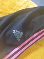 Adidas broek zwart-roze maat M/L, Gedragen, Maat 38/40 (M), Ophalen of Verzenden, Zwart
