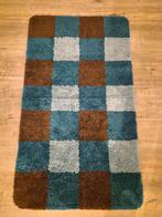 Badmat met blokpatroon, Ophalen of Verzenden, Zo goed als nieuw, Blauw