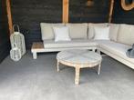 Nieuw! Suns salontafel - mat wit - keramiek op glas - Ø80cm, Ophalen, Nieuw, Aluminium
