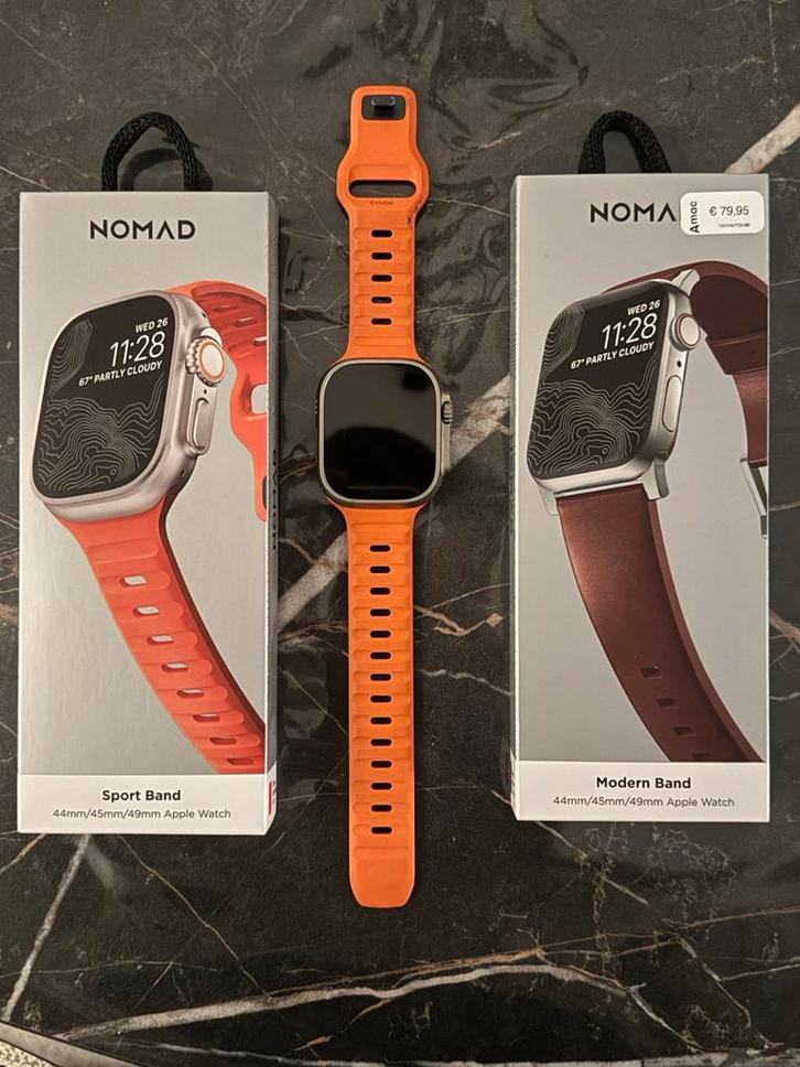 Apple Watch Ultra 2 - Nieuw!, Sieraden, Tassen en Uiterlijk, Smartwatches, Nieuw, iOS, Zilver, Afstand, Waterdicht, Ophalen of Verzenden