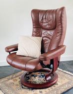 Stressless Wing armchair relax stoel fauteuil zetel hocker, Huis en Inrichting, Fauteuils, Zo goed als nieuw, Ophalen