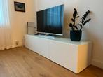 Besta TV-meubel 180cm + glasplaat, Ophalen, 150 tot 200 cm, Zo goed als nieuw, Minder dan 100 cm