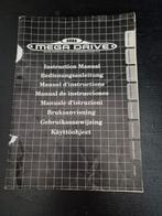 Sega mega drive manual, Spelcomputers en Games, Spelcomputers | Sega, Ophalen of Verzenden, Gebruikt, Met 2 controllers, Mega Drive