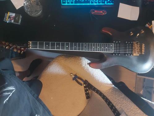 Met custom paint harley benton, Muziek en Instrumenten, Snaarinstrumenten | Gitaren | Elektrisch, Zo goed als nieuw, Overige merken