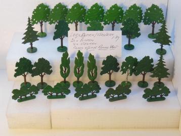 LEGO 20 x Bomen + 5 x Struiken 1:87- Ronde Voet  beschikbaar voor biedingen