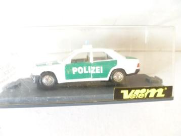 Verem 195 Mercedes Benz 190 Polizei in doos 1:43 Modelauto beschikbaar voor biedingen