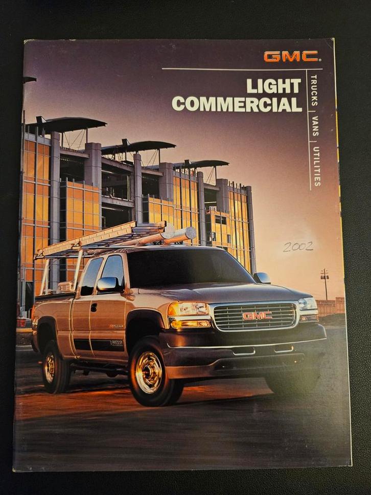 Brochure GMC Light Commercials 2002 USA, Boeken, Auto's | Folders en Tijdschriften, Zo goed als nieuw, Overige merken, Ophalen of Verzenden