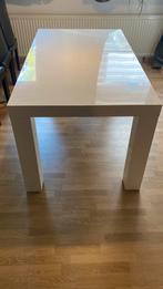 Hoogglans wit eettafel 90x160, Huis en Inrichting, Complete inboedels, Ophalen