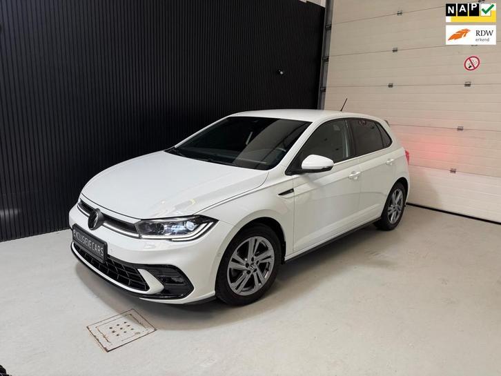 Volkswagen Polo 1.0 TSI 3x r-line pano keyless beats, Auto's, Volkswagen, Bedrijf, Te koop, Polo, ABS, Achteruitrijcamera, Adaptive Cruise Control