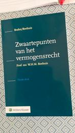 Zwaartepunten van het vermogensrecht. 10e druk, Boeken, Studieboeken en Cursussen, Ophalen of Verzenden, W.H.M. Reehuis, Zo goed als nieuw