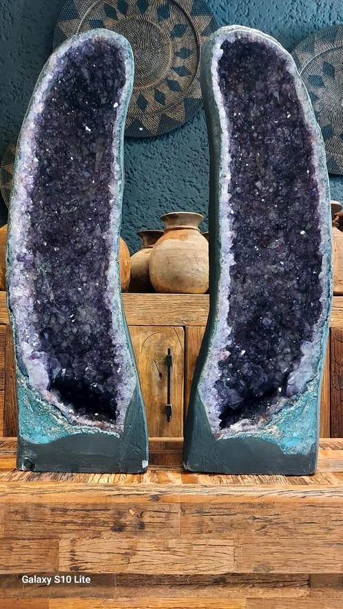 Amethist geode Brazilië top kwaliteit prijs p/s, Verzamelen, Mineralen en Fossielen, Mineraal, Ophalen of Verzenden