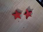 2 rode kerststerren, Diversen, Kerst, Ophalen of Verzenden, Zo goed als nieuw