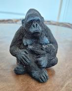 Beeldje gorilla aap moeder en jong, Verzamelen, Beelden en Beeldjes, Ophalen, Zo goed als nieuw, Dier