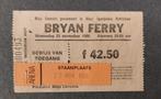 Bryan Ferry TICKET CONCERT KAARTJE Ahoy Rotterdam 1988, Verzenden, Gebruikt, Foto of Kaart