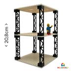 LEGO Compatibel 3x Bouwplaat met 8x Pilaren set Wit, Kinderen en Baby's, Speelgoed | Duplo en Lego, Verzenden, Nieuw, Complete set