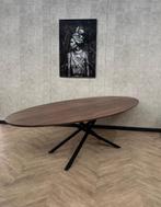 Grote eiken eettafel ovaal 260x120 *showroom, 100 tot 150 cm, Eikenhout, 200 cm of meer, Ophalen of Verzenden