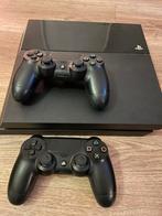 PlayStation 4 + 2 controllers, Spelcomputers en Games, Spelcomputers | Sony PlayStation 4, Ophalen, 500 GB, Met 2 controllers