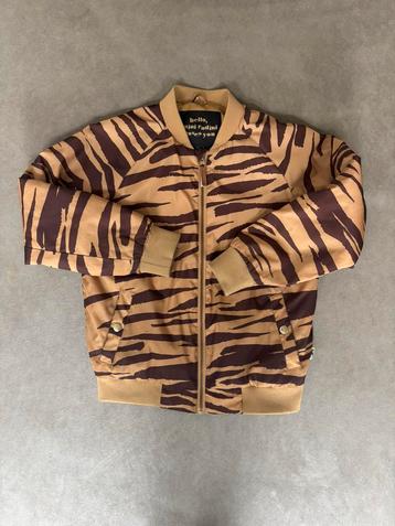 Mini Rodini tiger stripe baseball jacket 140-146 beschikbaar voor biedingen