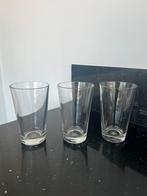 3 x Glazen vazen voor €8, Minder dan 50 cm, Glas, Ophalen of Verzenden, Zo goed als nieuw