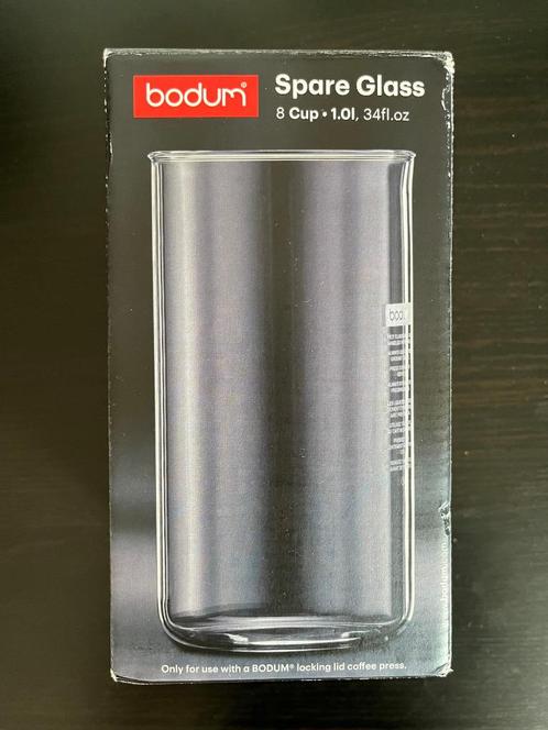 BODUM 01-10945-10 vervangend bekerglas (nieuw), Huis en Inrichting, Keuken | Servies, Nieuw, Glas of Glazen, Overige stijlen, Glas