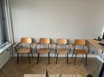 Trendhopper stoelen, set van 4, gebruikt, Huis en Inrichting, Ophalen, Gebruikt, Bruin, Vier