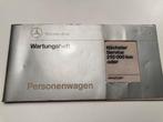 Mercedes W124 onderhoudsboekje 250TD 1992, Auto diversen, Handleidingen en Instructieboekjes, Ophalen of Verzenden