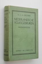 Nederlandsche Volksgebruiken (1931), Boeken, Verzenden, 20e eeuw of later, Gelezen, H.C.A. Grolman