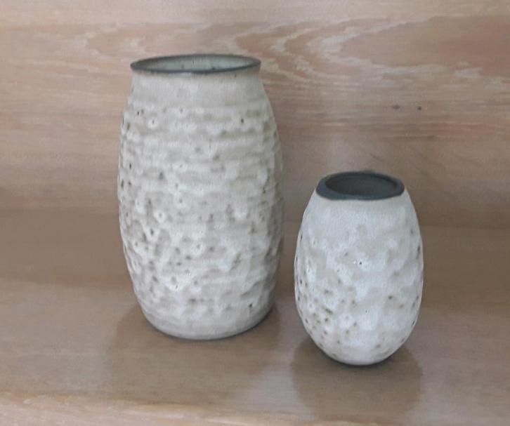 Vintage vazen Ravelli, 16cm en 10cm hoog, setprijs, Tuin en Terras, Bloempotten, Zo goed als nieuw, Ophalen of Verzenden