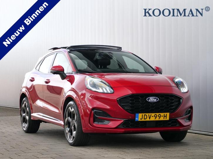 Ford Puma ST-line 1.0 EcoBoost Hybrid 155 Pk Automaat Trekha, Auto's, Ford, Bedrijf, Te koop, Puma, ABS, Achteruitrijcamera, Adaptive Cruise Control