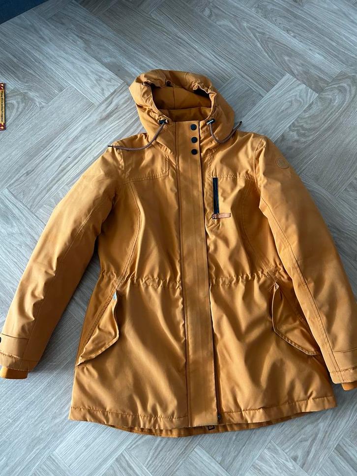 C&A Raintex dames winterjas maat 40, Kleding | Dames, Jassen | Winter, Gedragen, Maat 38/40 (M), Geel, Ophalen