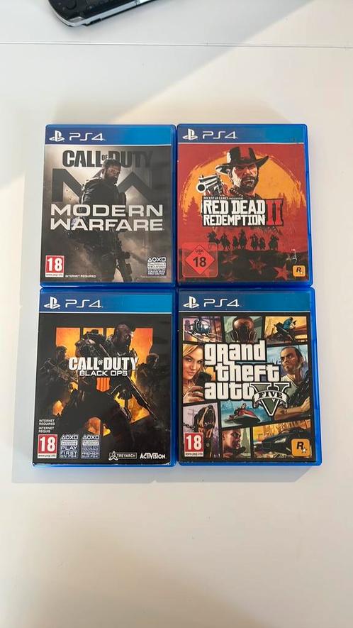 3 Ps4 spellen, Spelcomputers en Games, Games | Sony PlayStation 4, Zo goed als nieuw, 1 speler, Vanaf 18 jaar, Verzenden