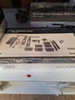 Poortbeslag deurset, Tuin en Terras, Ophalen of Verzenden, Zo goed als nieuw, 150 tot 200 cm, Hout