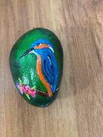 Beschilderde vogel ijsvogel, Hobby en Vrije tijd, Schilderen, Ophalen of Verzenden, Zo goed als nieuw