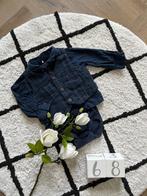 ZGAN blauw overhemd romper Name-it + gilet 62 68 blouse baby, Jongetje of Meisje, Ophalen of Verzenden, Zo goed als nieuw, Name IT